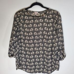 Stitch Fix Pixley Elephant Print Top